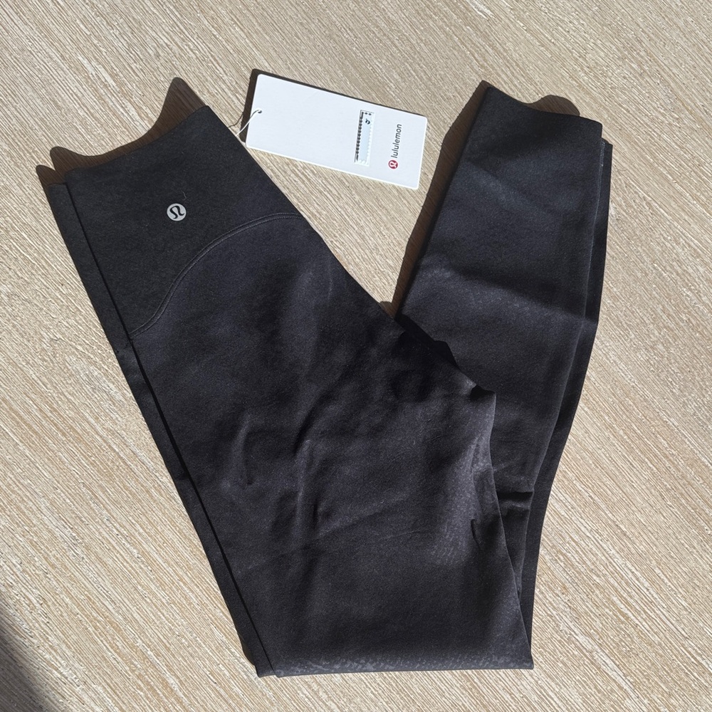 lululemon athletica Black Performance Leggings with Logo
